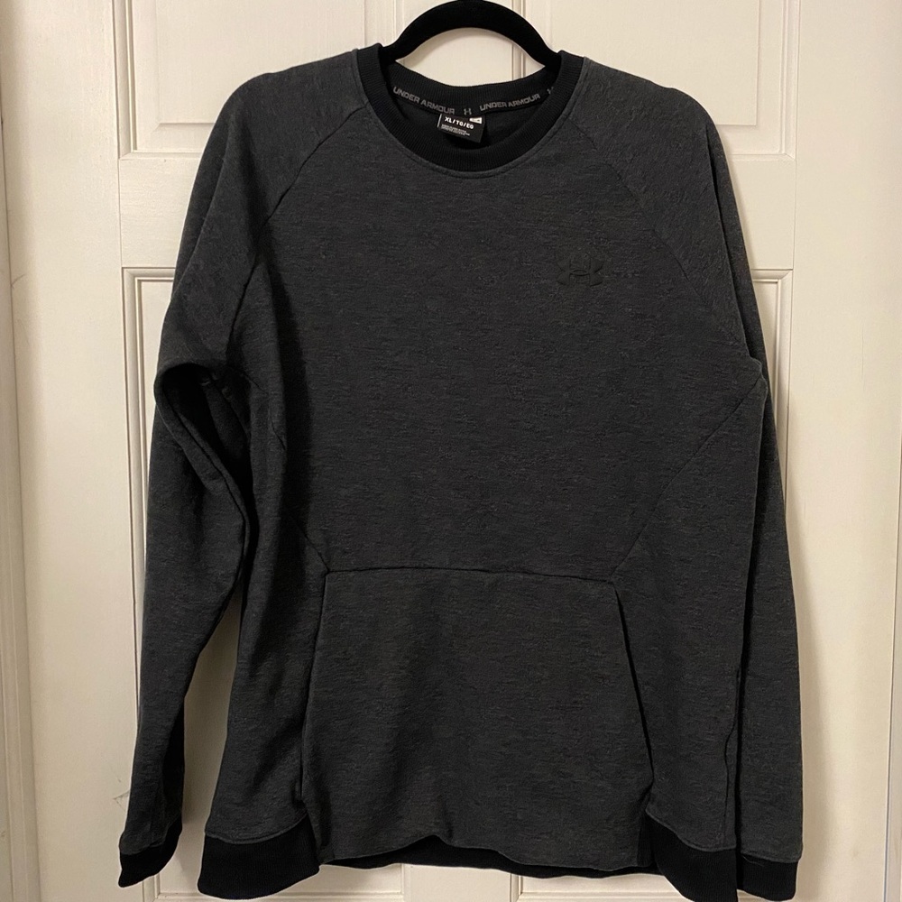 Men's Under Armour Gray Pullover w/ Black‎ Trim Extra Large/XL D